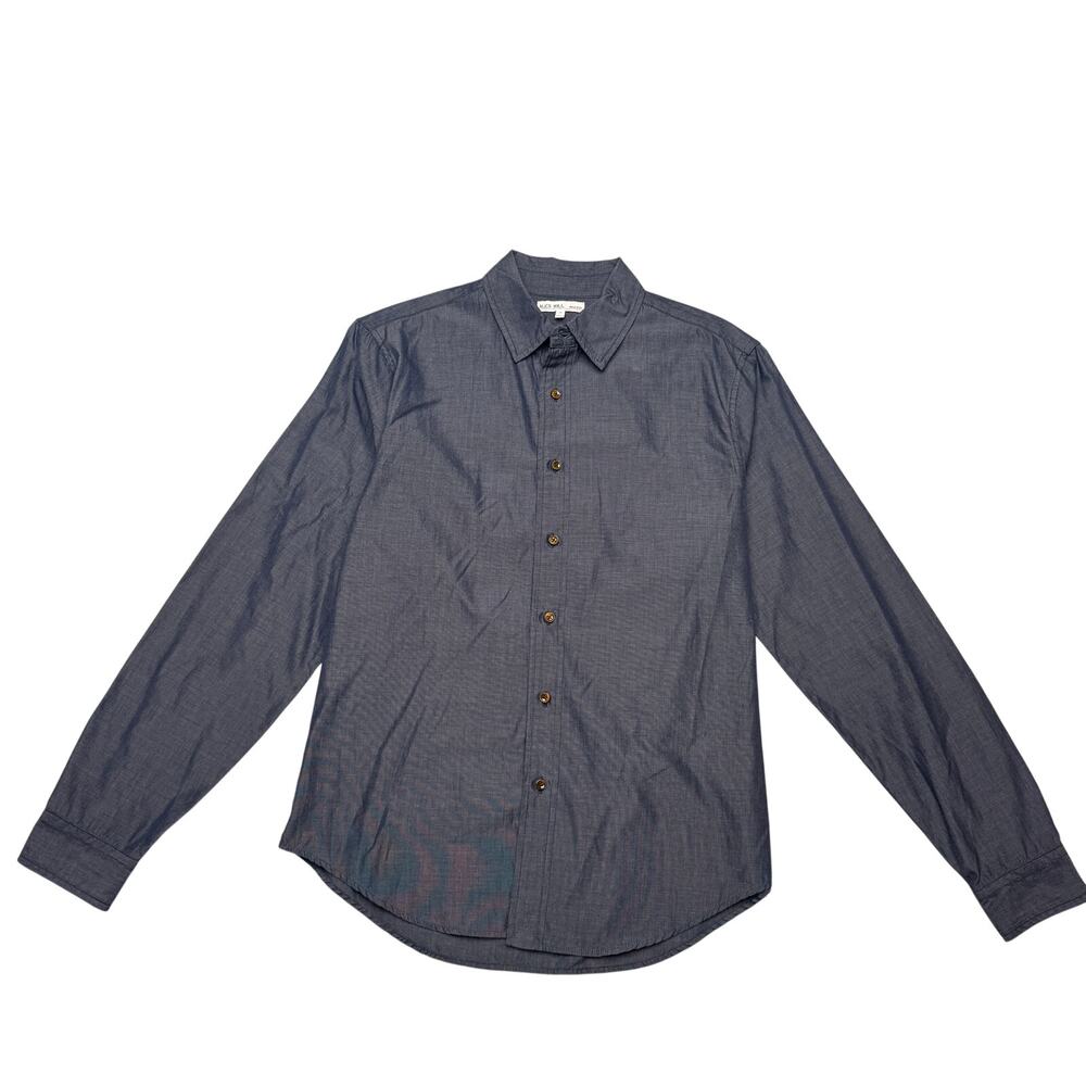 Alex Mill Button Up Shirt Men's Medium Wash & Go Minimalist Quiet Luxury
